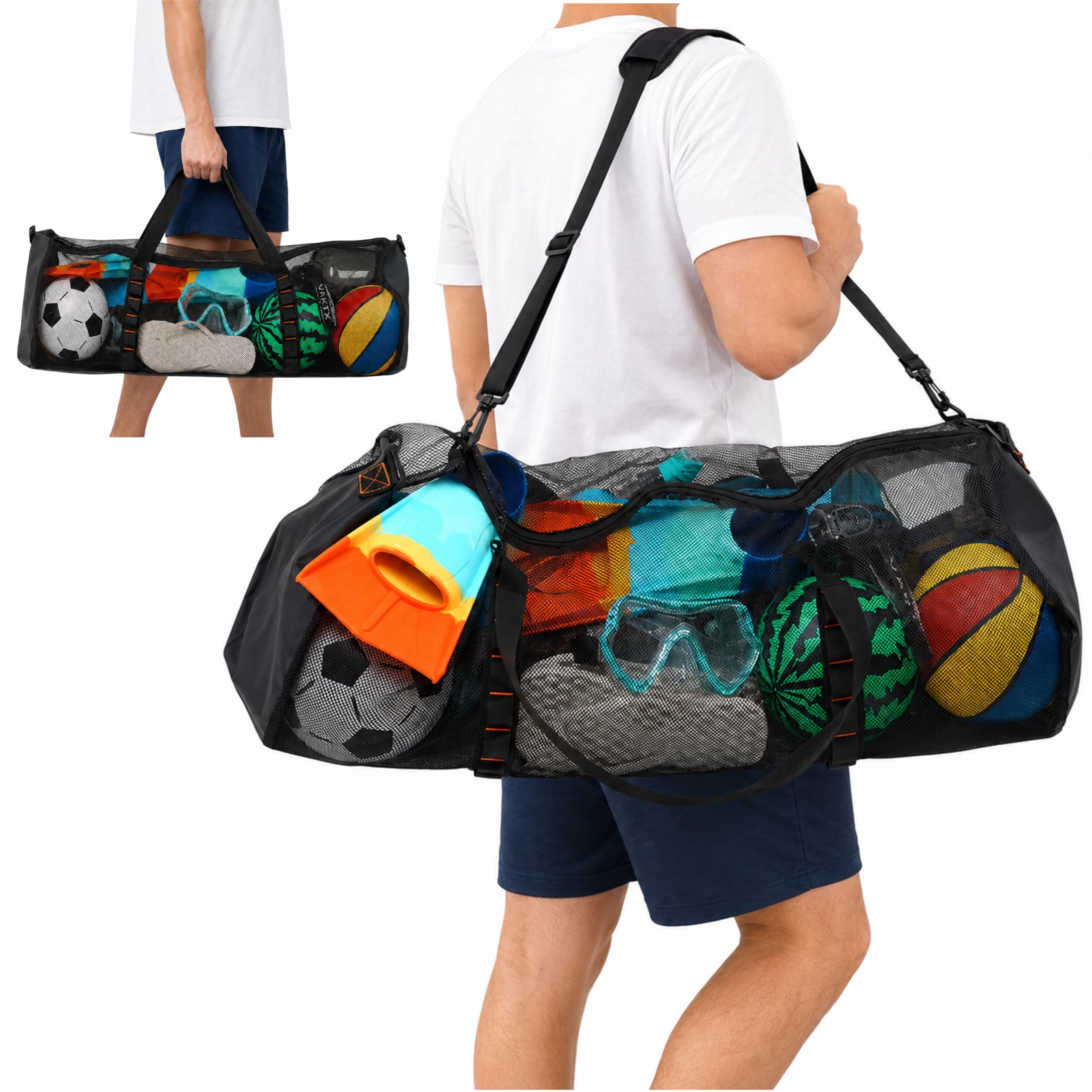 Snorkeling Gear - 113L & 43L Mesh Scuba Travel
