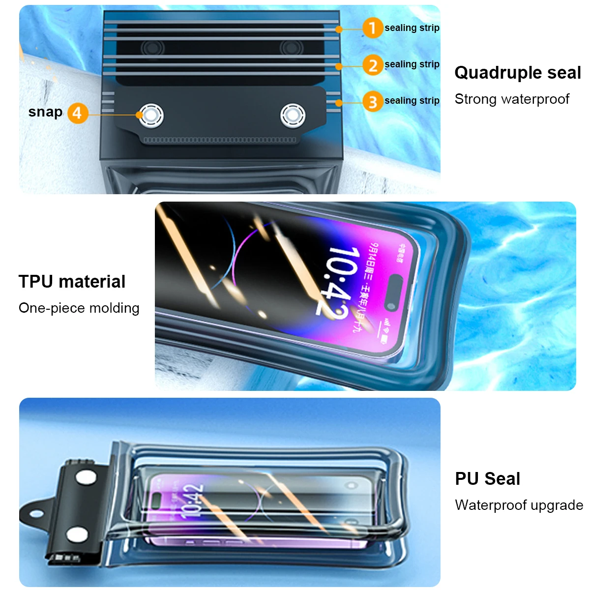 Floating Waterproof Phone Case - огляд і ціна Dry Bag Waterproof