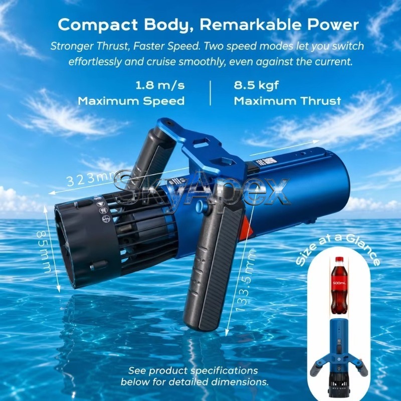 Handheld Underwater Thruster 6 - огляд і ціна Snorkeling Gear