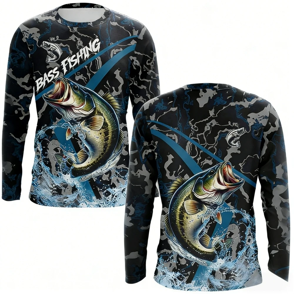 Mens Fishing Shirt Long Sleeve - огляд і ціна Rash Guard