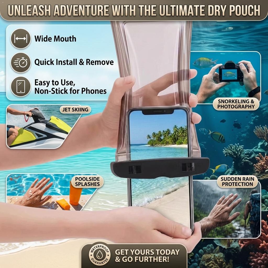 Clear Waterproof Phone Case Dr - огляд і ціна Dry Bag Waterproof