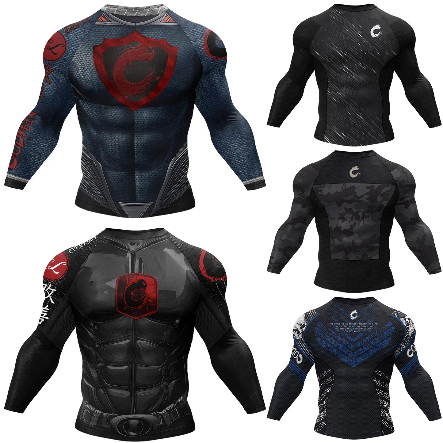 Men Cody Lundin MMA T-shirt 3D - огляд і ціна Rash Guard