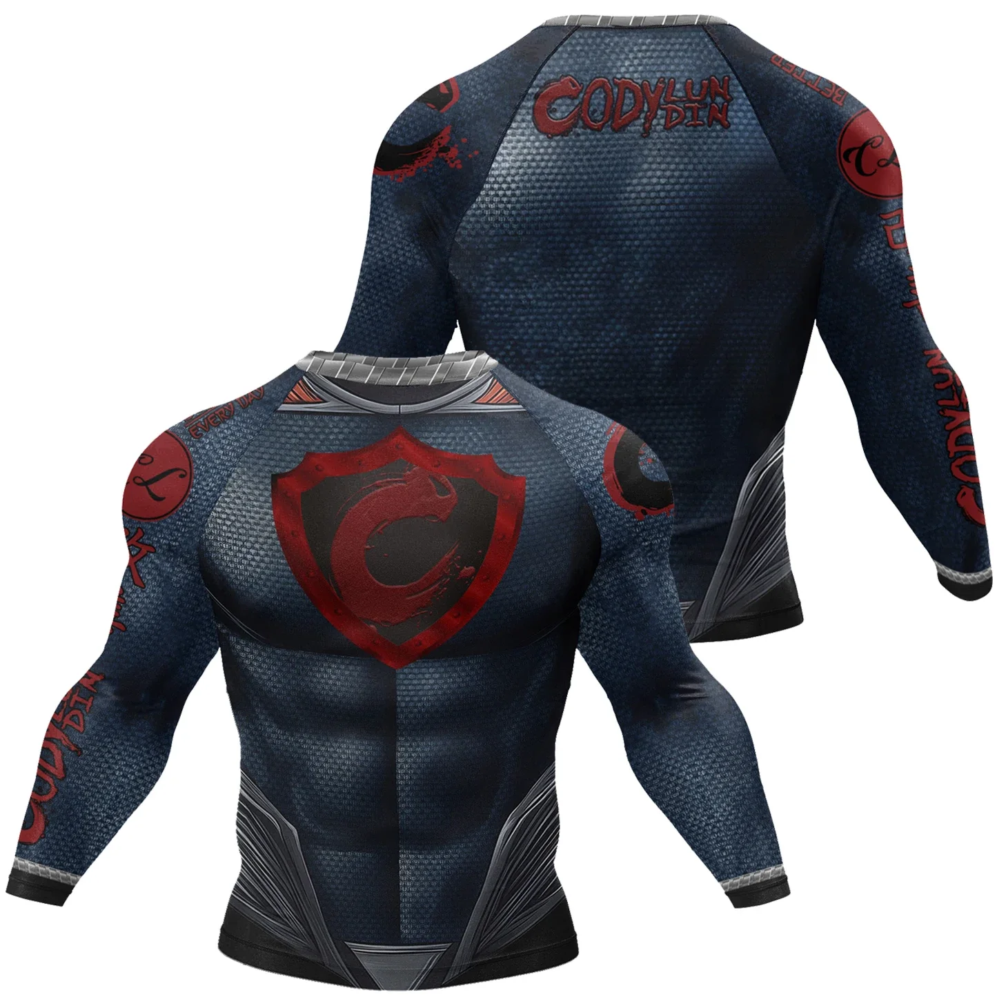 Men Cody Lundin MMA T-shirt 3D - огляд і ціна Rash Guard