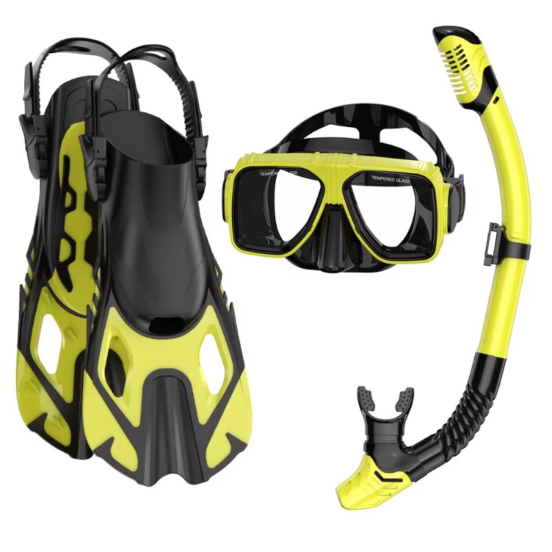 Professional 3-Piece Snorkel D - огляд і ціна Swim Fins